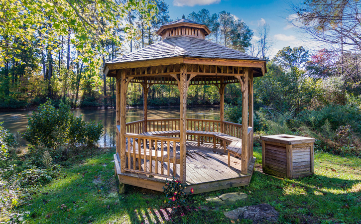 The Greens At Tryon Apartments Raleigh NC Gazebo Waterfront