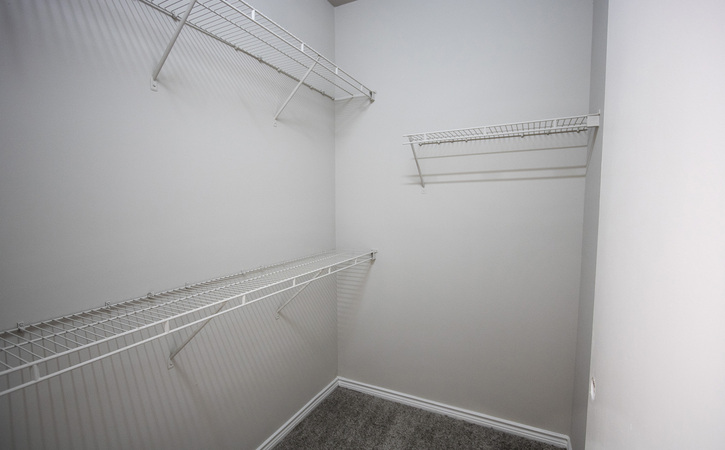 The Greens at Tryon Apartments Raleigh NC Platinum Floor Plan Walk In Closet